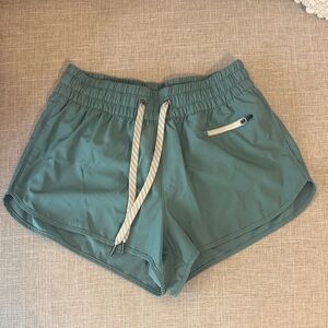 Vuori Women's Green Athletic Shorts